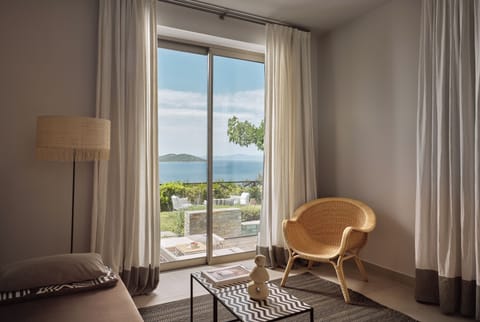 Residential 2 Bedroom Pool Villa with Private Garden | Living area | Flat-screen TV