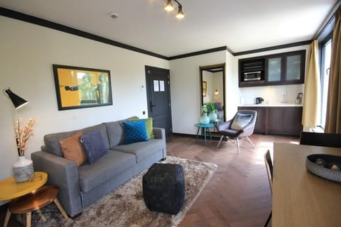 Premium bedding, desk, soundproofing, iron/ironing board