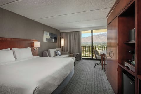 Room, 1 King Bed, Mountain View | Hypo-allergenic bedding, desk, laptop workspace, blackout drapes