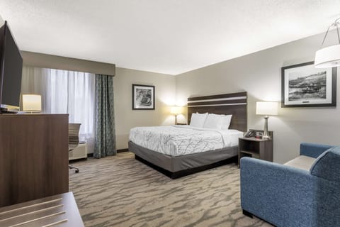 Standard Room, 1 King Bed, Accessible, Refrigerator & Microwave | Pillowtop beds, desk, laptop workspace, blackout drapes