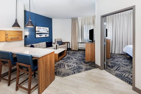 Suite, 1 Bedroom | Individually furnished, desk, laptop workspace, blackout drapes