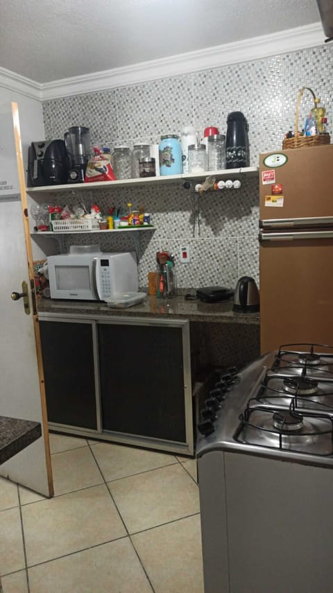 Shared fridge, microwave