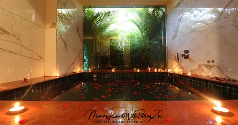 Royal Villa (Luxury Villa, In-Room Mini Pool) | Bathroom | Combined shower/tub, designer toiletries, towels
