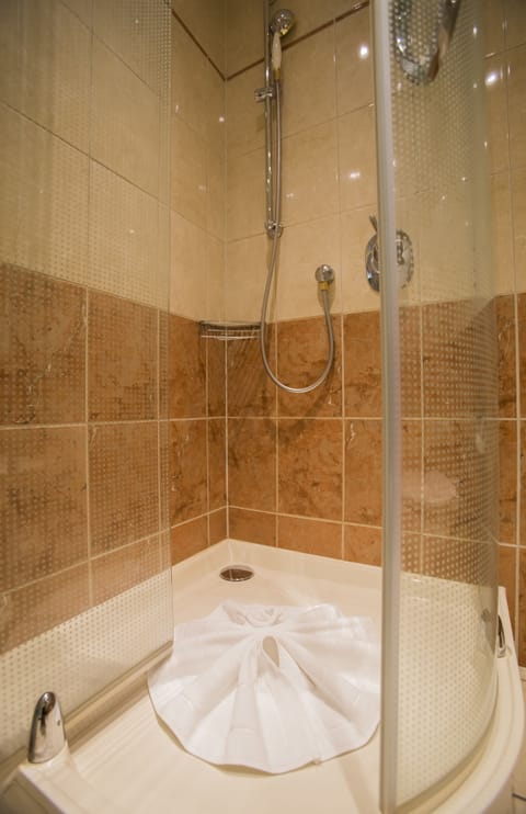 Basic Single Room, 1 Queen Bed, Non Smoking, Private Bathroom | Bathroom shower