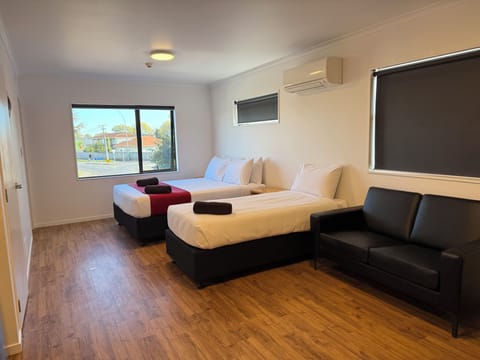 Blackout drapes, iron/ironing board, free WiFi, bed sheets