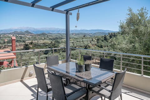 Family Villa, 3 Bedrooms, Sea View | Terrace/patio