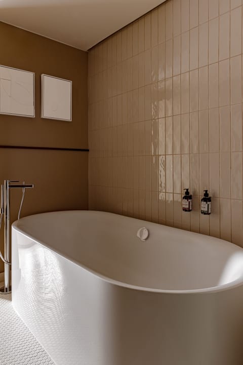 Shower, free toiletries, hair dryer, bathrobes