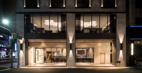 Front of property - evening/night