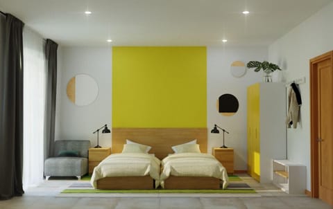 Comfort Double or Twin Room (II) | Premium bedding, iron/ironing board, free WiFi