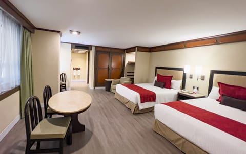 Individually decorated, individually furnished, desk, iron/ironing board