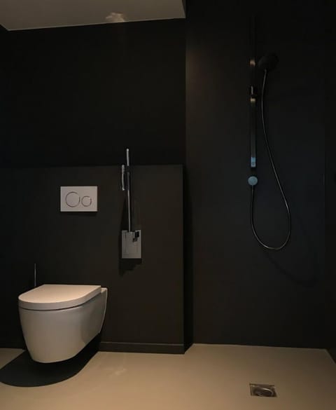 Shower, free toiletries, hair dryer, bathrobes