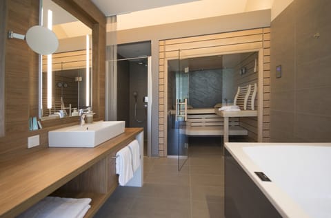 Free toiletries, hair dryer, towels, soap