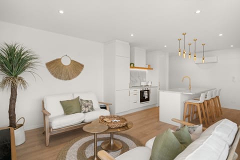 Luxury Apartment | Living area | 60-inch Smart TV with digital channels, TV, Netflix