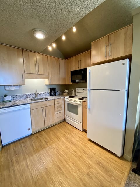 Two Bedroom Two Bath Condominium | Private kitchen | Microwave