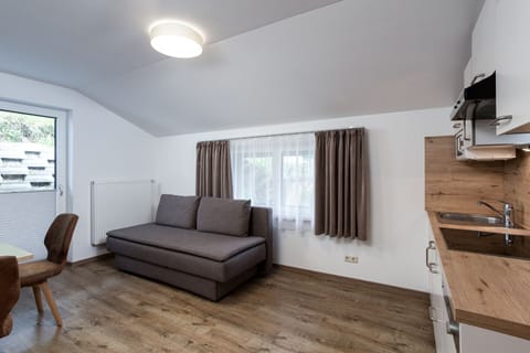 Comfort Apartment, 1 Bedroom, Kitchen, Garden View | Living area | Smart TV, heated floors, offices