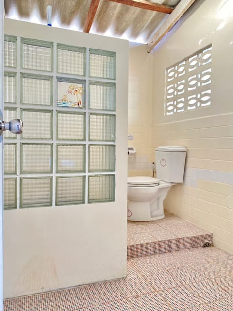 Economy Double Room (Fan) | Bathroom | Shower, towels, soap, toilet paper