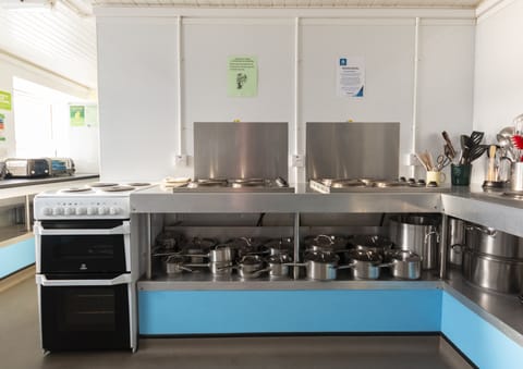 Shared fridge, microwave