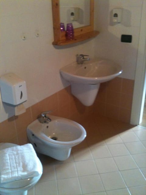 Shower, bidet, towels