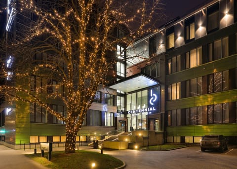 Front of property - evening/night