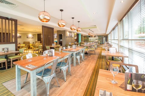 Breakfast, lunch and dinner served