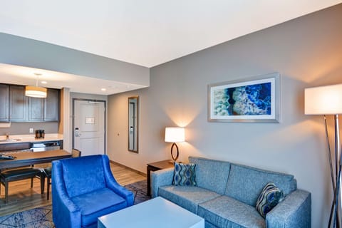 40-inch flat-screen TV with digital channels, TV