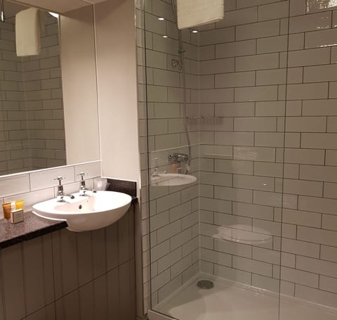 Free toiletries, hair dryer, towels