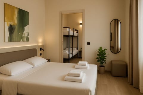 Comfort Quadruple Room, Connecting Rooms, Lake View | Premium bedding, down comforters, in-room safe, desk