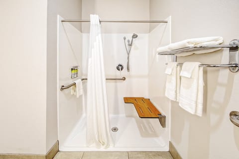 Standard Room, 1 King Bed, Accessible (Roll-In Shower) | In-room safe, iron/ironing board, free cribs/infant beds, rollaway beds