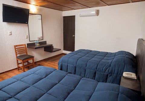 Room, 2 Double Beds | In-room safe, desk, iron/ironing board, free WiFi