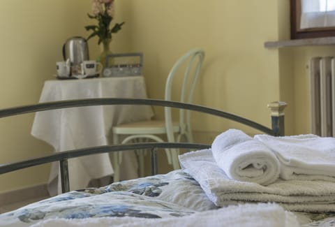 Double Room, Patio, Garden View | Individually furnished, desk, soundproofing, iron/ironing board