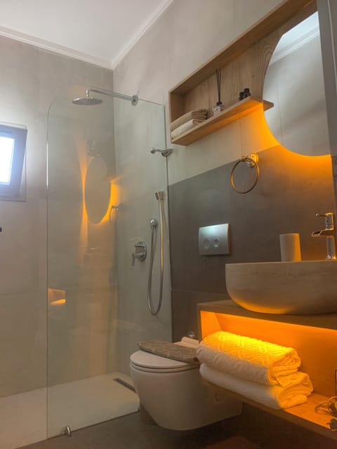 Standard Double or Twin Room | Bathroom | Shower, free toiletries, hair dryer, towels