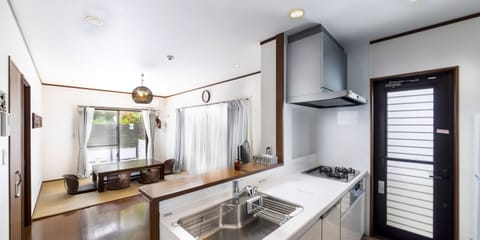 Villa, 2 Bedrooms | Private kitchen | Full-size fridge, microwave, stovetop, dishwasher