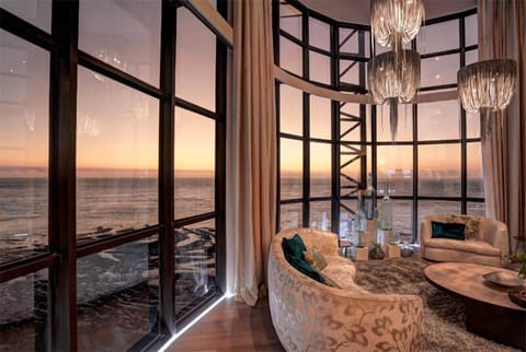 Ocean View Penthouse  | Living room | Flat-screen TV