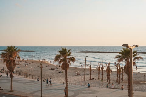 Beach nearby, beach towels