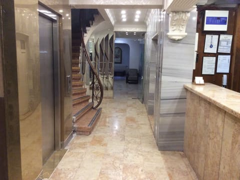 Interior entrance