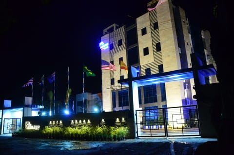 Front of property - evening/night