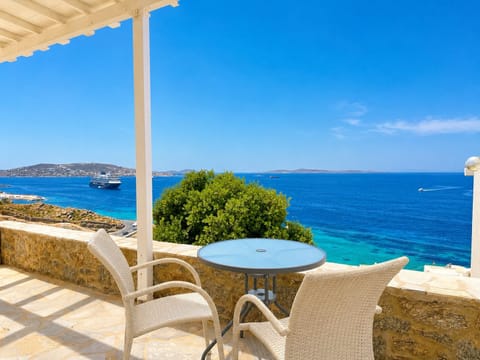 Superior Apartment, 1 Bedroom, Sea View | Terrace/patio