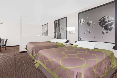 Desk, blackout drapes, iron/ironing board (on request), WiFi (free)