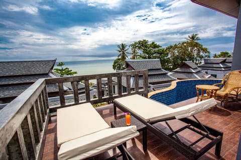 Grand Villa with Private Pool | Balcony view