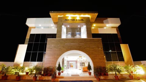 Front of property - evening/night