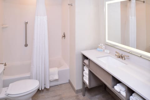 Free toiletries, hair dryer, towels, soap