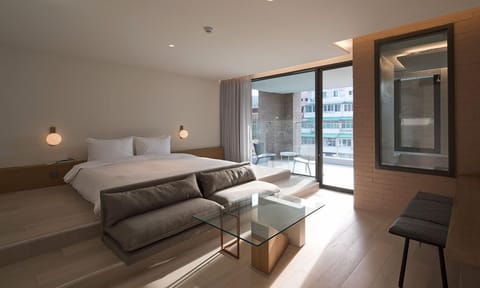 Premium bedding, down comforters, memory foam beds, in-room safe