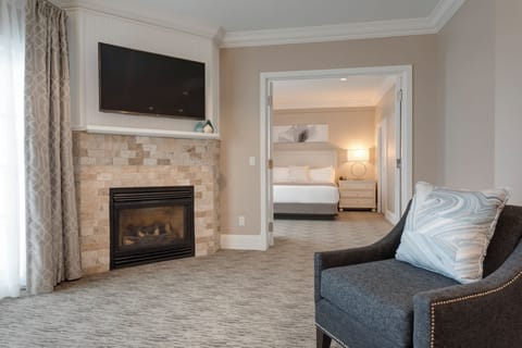 Suite, Lake View (Specialty) | Living area | TV, DVD player, pay movies