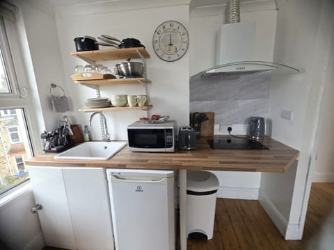 Traditional Penthouse | Private kitchen | Microwave, electric kettle