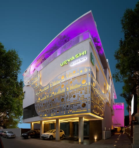 Front of property - evening/night