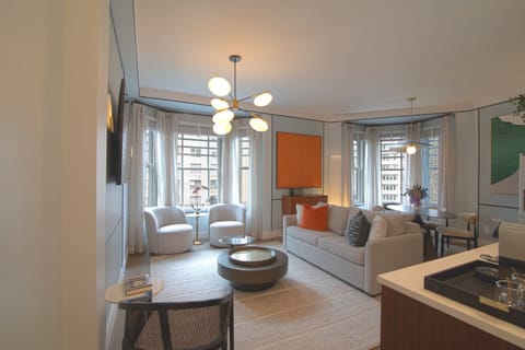 32-inch flat-screen TV with cable channels, TV, Netflix