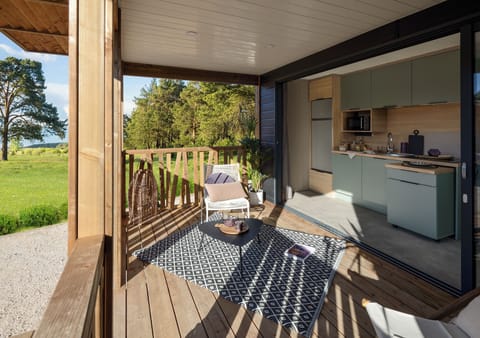 Comfort Chalet, 2 Bedrooms (6 Pers) | Terrace/patio