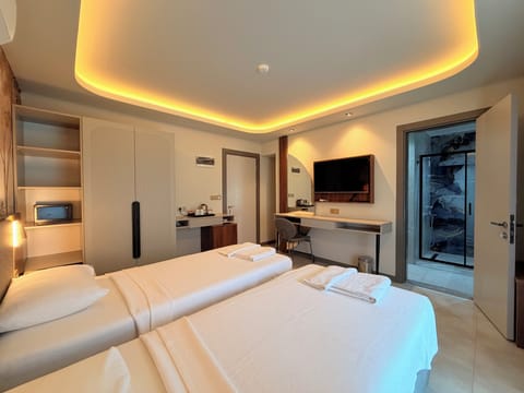 Deluxe Twin Room | Premium bedding, pillowtop beds, minibar, iron/ironing board