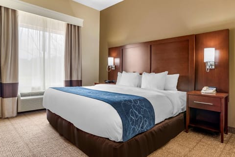 Suite, 1 King Bed with Sofa bed, Accessible, Non Smoking | In-room safe, desk, iron/ironing board, free cribs/infant beds