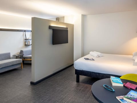 In-room safe, desk, iron/ironing board, free cribs/infant beds